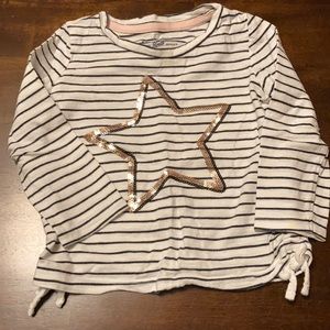 OshKosh long sleeve t with sequined star